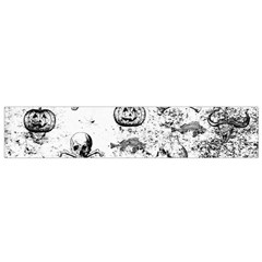 Vintage Halloween Pattern Flano Scarf (small) by Valentinaart