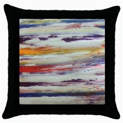 Imagesart Li Photo 27 06 2017, 8 10 22 Am Cara Azul Throw Pillow Case (black) by MaryIllustrations