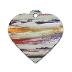 Imagesart Li Photo 27 06 2017, 8 10 22 Am Cara Azul Dog Tag Heart (one Side) by MaryIllustrations