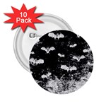 Vintage Halloween Bat pattern 2.25  Buttons (10 pack)  Front