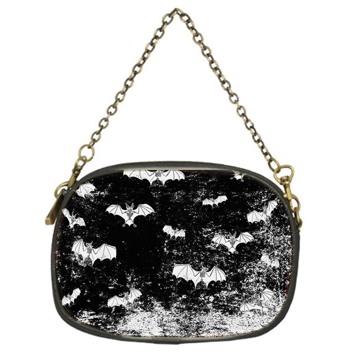 Vintage Halloween Bat pattern Chain Purses (One Side) 