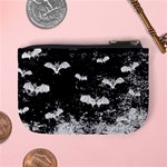 Vintage Halloween Bat pattern Mini Coin Purses Back