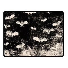 Vintage Halloween Bat Pattern Fleece Blanket (small) by Valentinaart