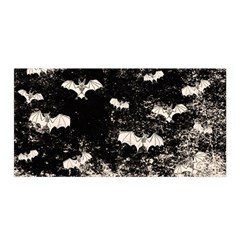 Vintage Halloween Bat Pattern Satin Wrap by Valentinaart