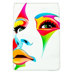 Colourful Art Face Flap Covers (l)  by MaryIllustrations