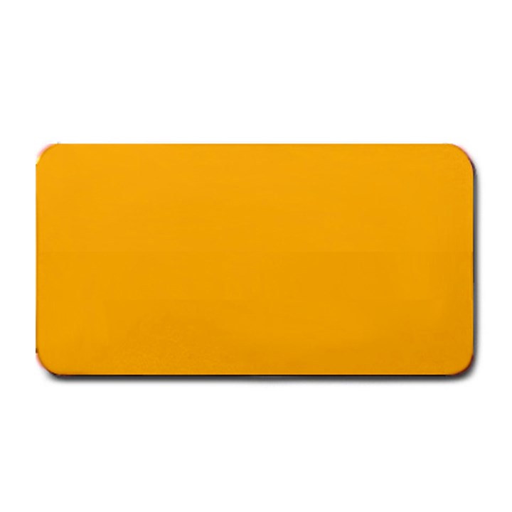 Pale Pumpkin Orange Creepy Hollow Halloween  Medium Bar Mats