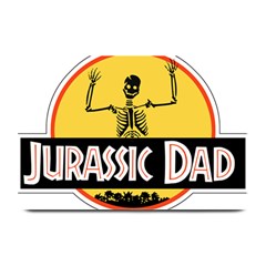 Jurassic Dad Dinosaur Skeleton Funny Birthday Gift Plate Mats by PodArtist