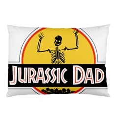 Jurassic Dad Dinosaur Skeleton Funny Birthday Gift Pillow Case by PodArtist