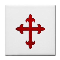 Crusader Cross Tile Coasters by Valentinaart