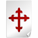 Crusader Cross Canvas 20  x 30   19.62 x28.9  Canvas - 1