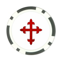 Crusader Cross Poker Chip Card Guard (10 Pack) by Valentinaart