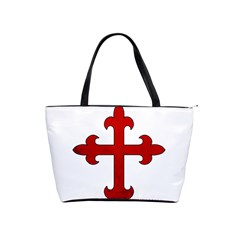 Crusader Cross Shoulder Handbags by Valentinaart