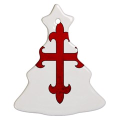 Crusader Cross Christmas Tree Ornament (two Sides) by Valentinaart