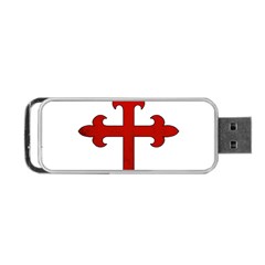 Crusader Cross Portable Usb Flash (two Sides) by Valentinaart