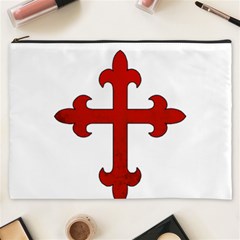 Crusader Cross Cosmetic Bag (xxxl)  by Valentinaart