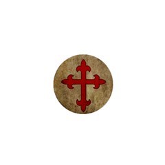 Crusader Cross 1  Mini Buttons by Valentinaart