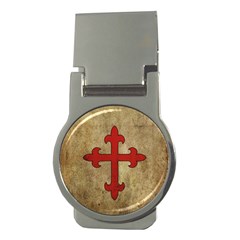 Crusader Cross Money Clips (round)  by Valentinaart