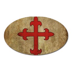 Crusader Cross Oval Magnet by Valentinaart