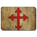 Crusader Cross Large Doormat  30 x20  Door Mat