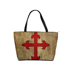 Crusader Cross Shoulder Handbags by Valentinaart