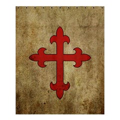 Crusader Cross Shower Curtain 60  X 72  (medium)  by Valentinaart