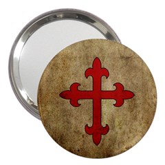 Crusader Cross 3  Handbag Mirrors by Valentinaart