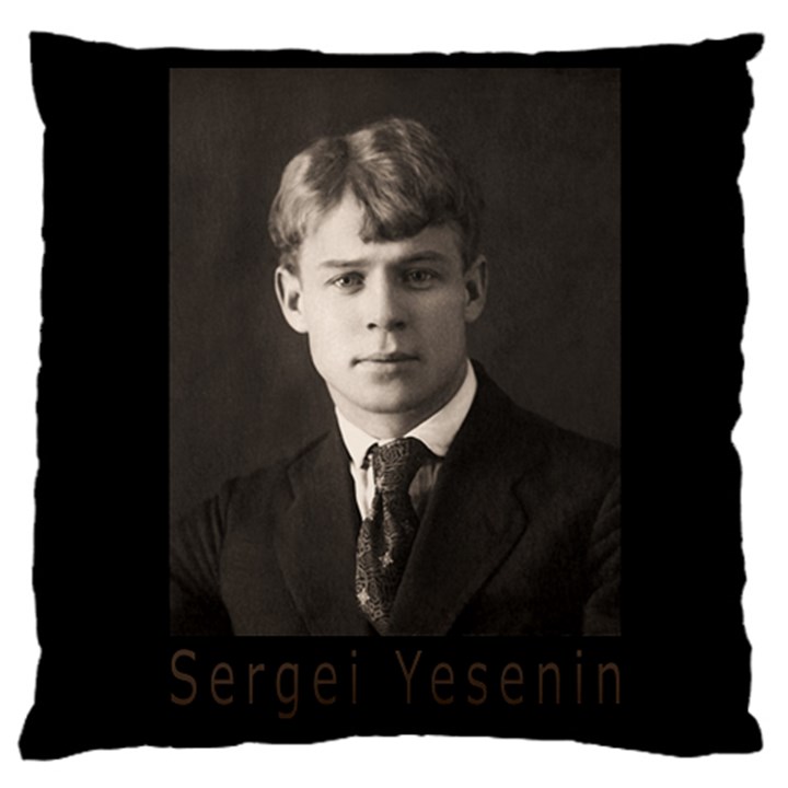 Sergei Yesenin Large Cushion Case (One Side)