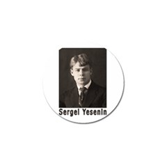 Sergei Yesenin Golf Ball Marker by Valentinaart