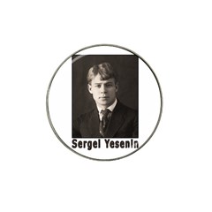 Sergei Yesenin Hat Clip Ball Marker by Valentinaart