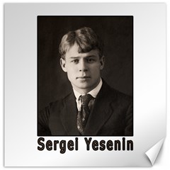 Sergei Yesenin Canvas 12  X 12   by Valentinaart