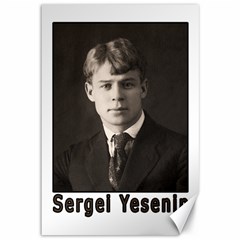 Sergei Yesenin Canvas 12  X 18   by Valentinaart