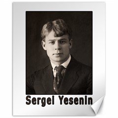 Sergei Yesenin Canvas 11  X 14   by Valentinaart