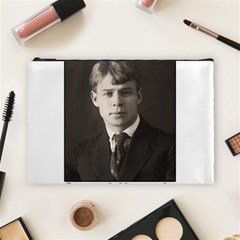 Sergei Yesenin Cosmetic Bag (large)  by Valentinaart