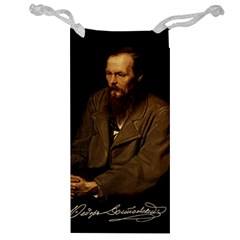 Fyodor Dostoyevsky Jewelry Bag by Valentinaart