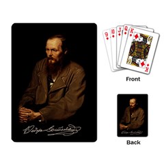 Fyodor Dostoyevsky Playing Card by Valentinaart