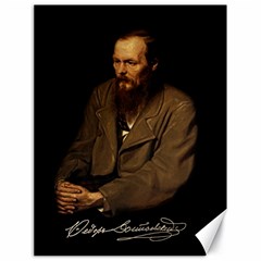 Fyodor Dostoyevsky Canvas 18  X 24   by Valentinaart