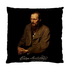 Fyodor Dostoyevsky Standard Cushion Case (one Side) by Valentinaart