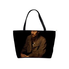 Fyodor Dostoyevsky Shoulder Handbags by Valentinaart