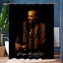 Fyodor Dostoyevsky Shower Curtain 60  X 72  (medium)  by Valentinaart