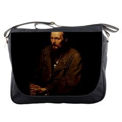 Fyodor Dostoyevsky Messenger Bags by Valentinaart