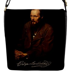 Fyodor Dostoyevsky Flap Messenger Bag (s) by Valentinaart