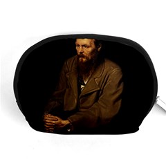 Fyodor Dostoyevsky Accessory Pouches (medium)  by Valentinaart