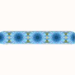 Blue Nice Daisy Flower Ang Yellow Squares Small Bar Mats