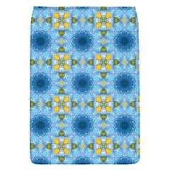 Blue Nice Daisy Flower Ang Yellow Squares Flap Covers (s)  by MaryIllustrations