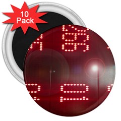 Numbers Game 3  Magnet (10 Pack) by norastpatrick