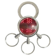 Numbers Game 3-ring Key Chain by norastpatrick