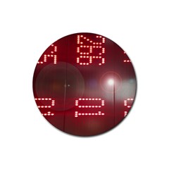 Numbers Game Rubber Coaster (round) by norastpatrick