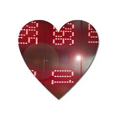 Numbers Game Magnet (heart) by norastpatrick