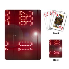 Numbers Game Playing Cards Single Design by norastpatrick