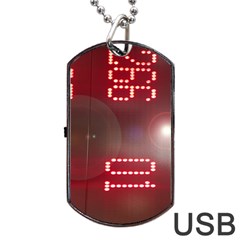 Numbers Game Dog Tag Usb Flash (one Side) by norastpatrick